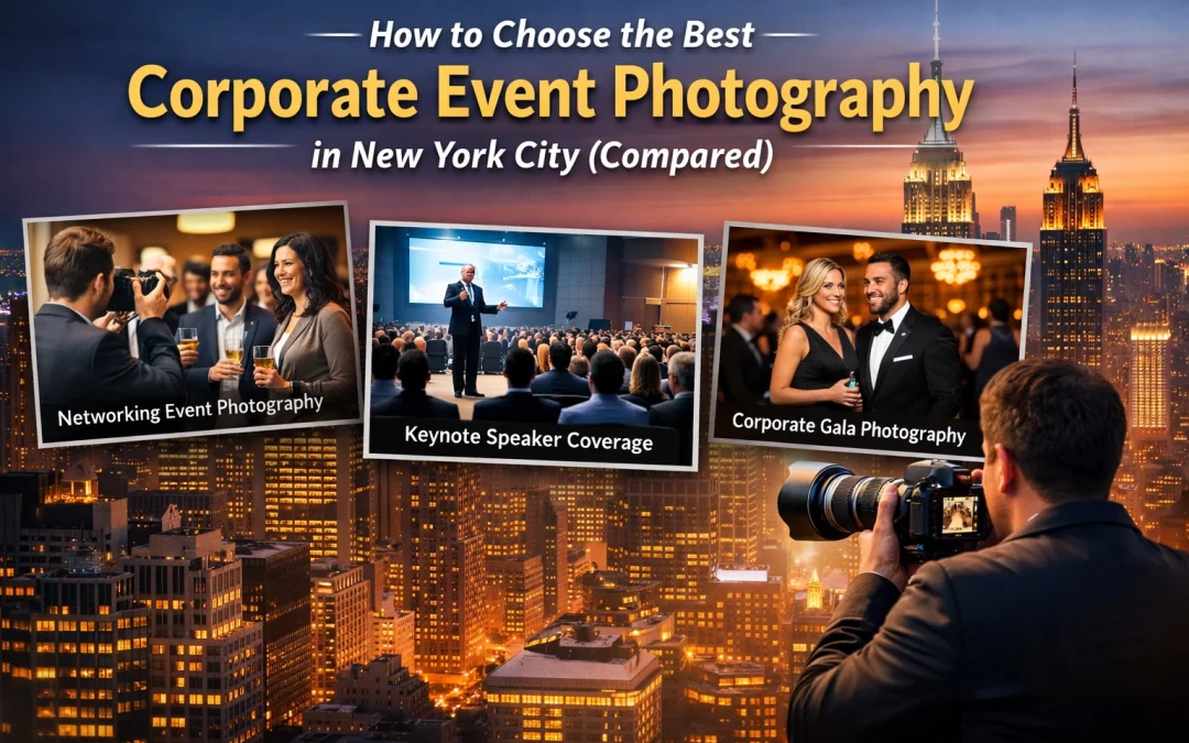 How to Choose the Best Corporate Event Photography in New York City (Compared)