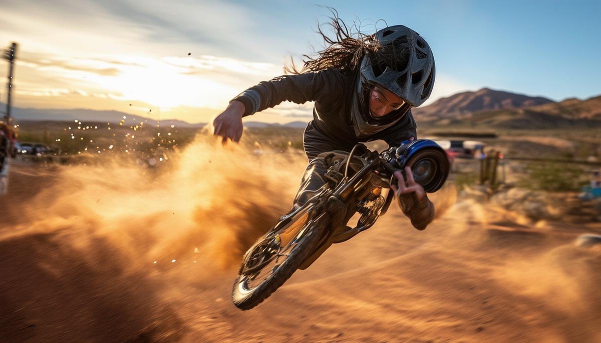 An action photographer capturing a dynamic sports moment in Albuquerque