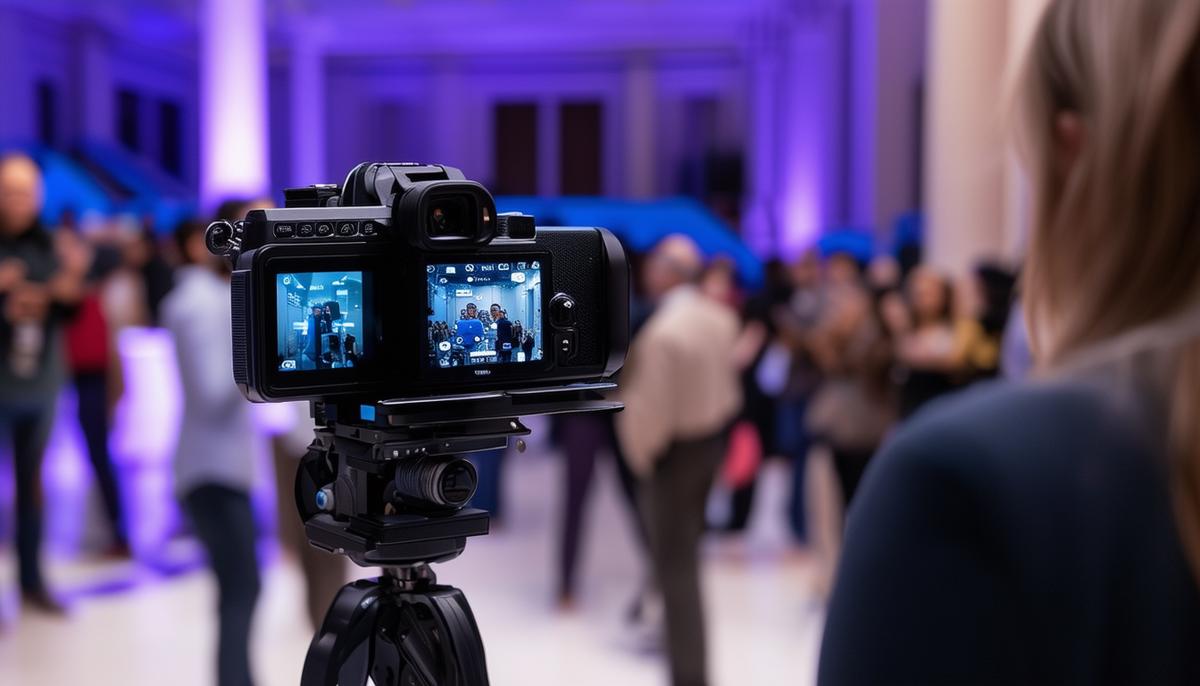 An AI-powered camera being used at a Washington DC event