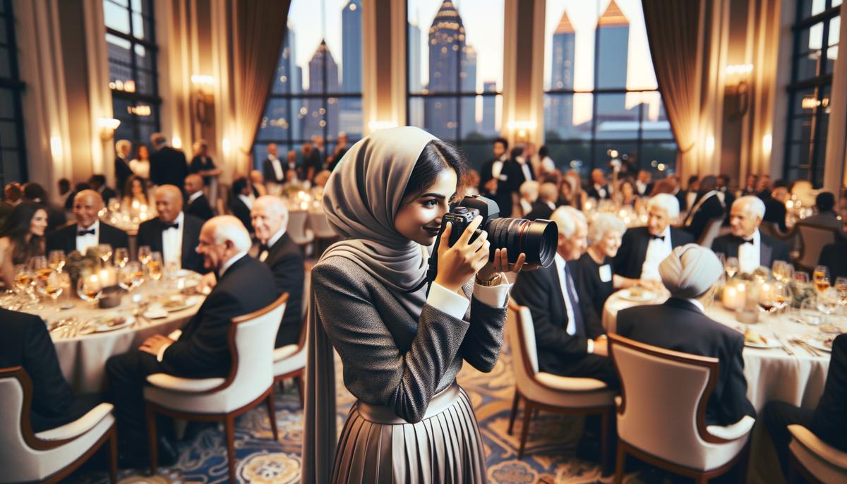 atlanta event photographer in action