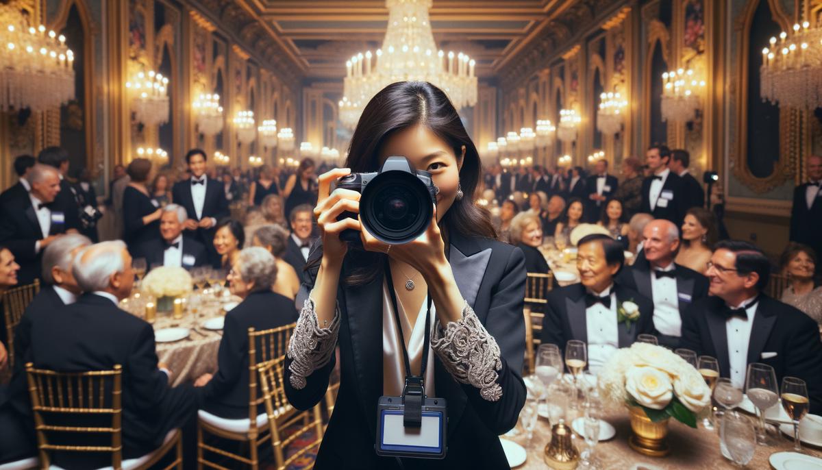 atlanta gala photographer in action
