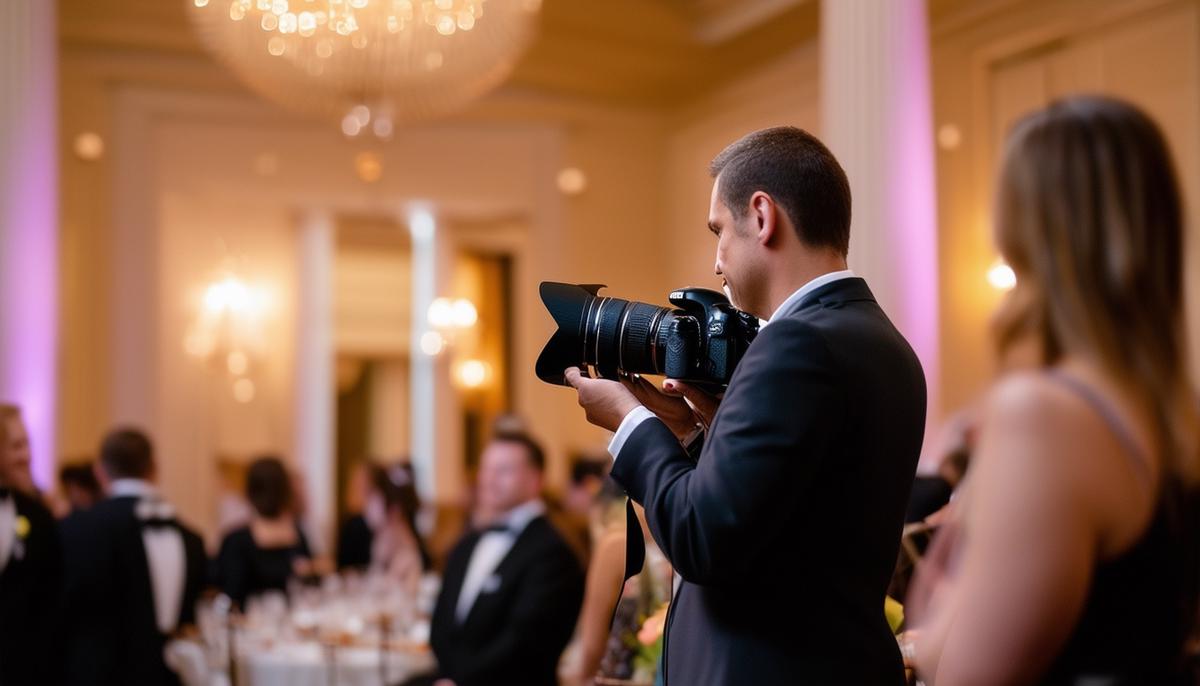 award ceremony photographer in action