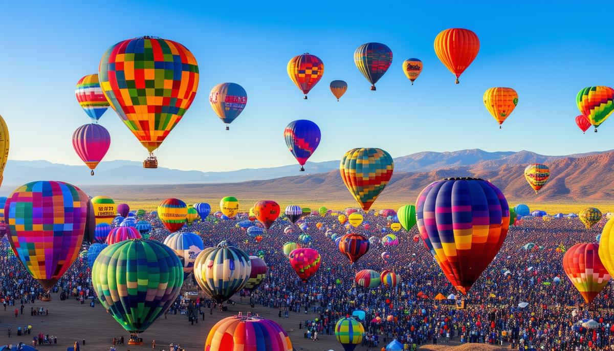 balloon fiesta panorama