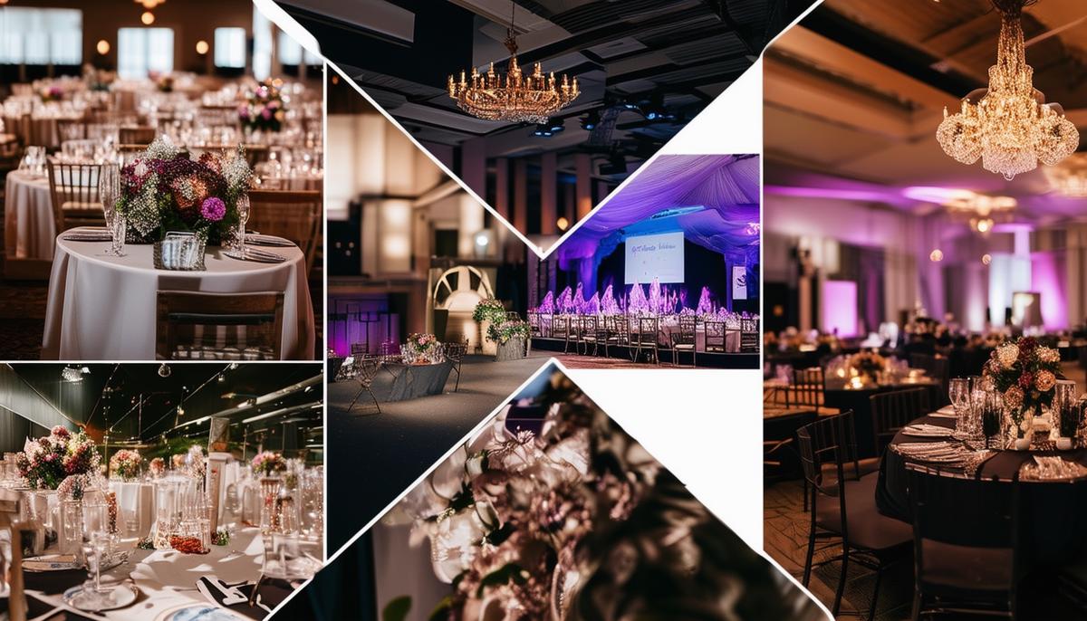 A collection of images showcasing the benefits of professional event photography, including high-quality images for marketing, documentation, storytelling, capturing key moments, and creating lasting memories.