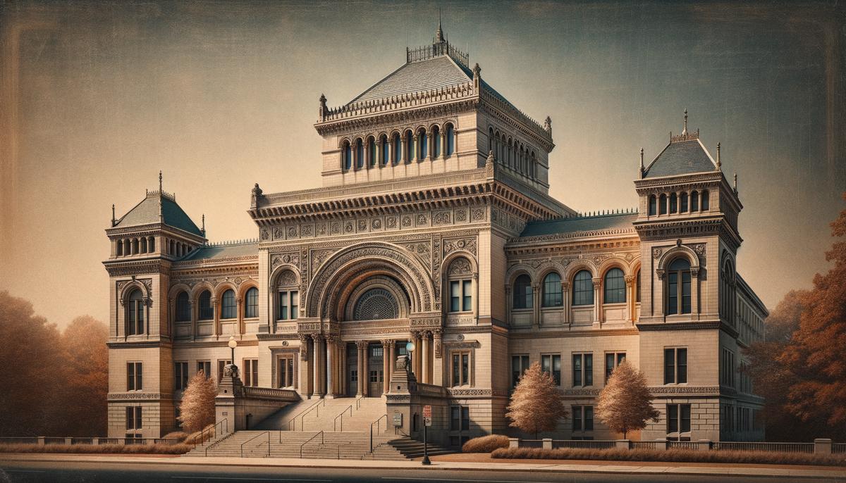 Exterior views of prominent photography educational institutions in Boston, including Boston College, SMFA, and American Graphics Institute