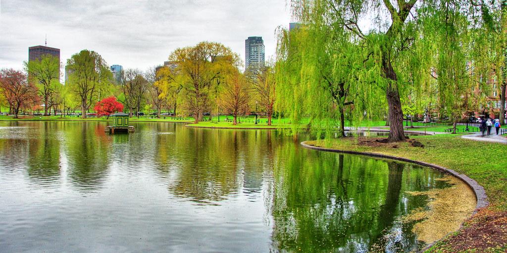 A montage of iconic Boston locations for wedding photography including Boston Public Garden, Beacon Hill, and the Waterfront