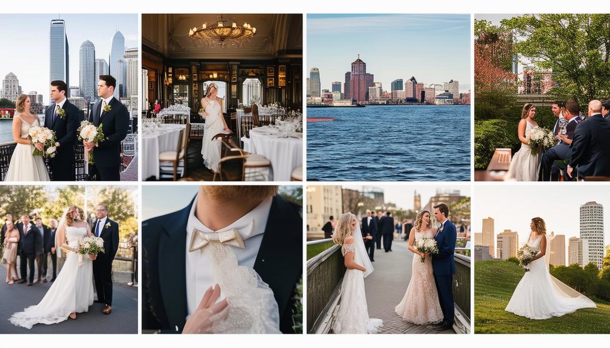 boston wedding photography collage