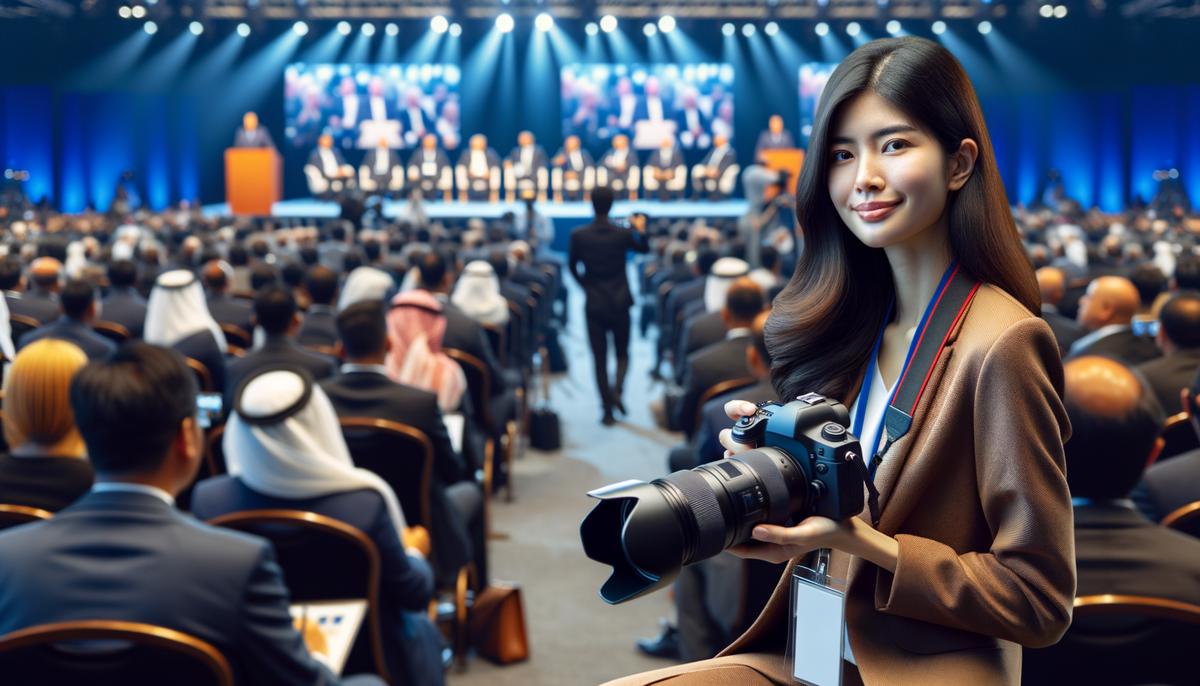 business conference photographer capturing event