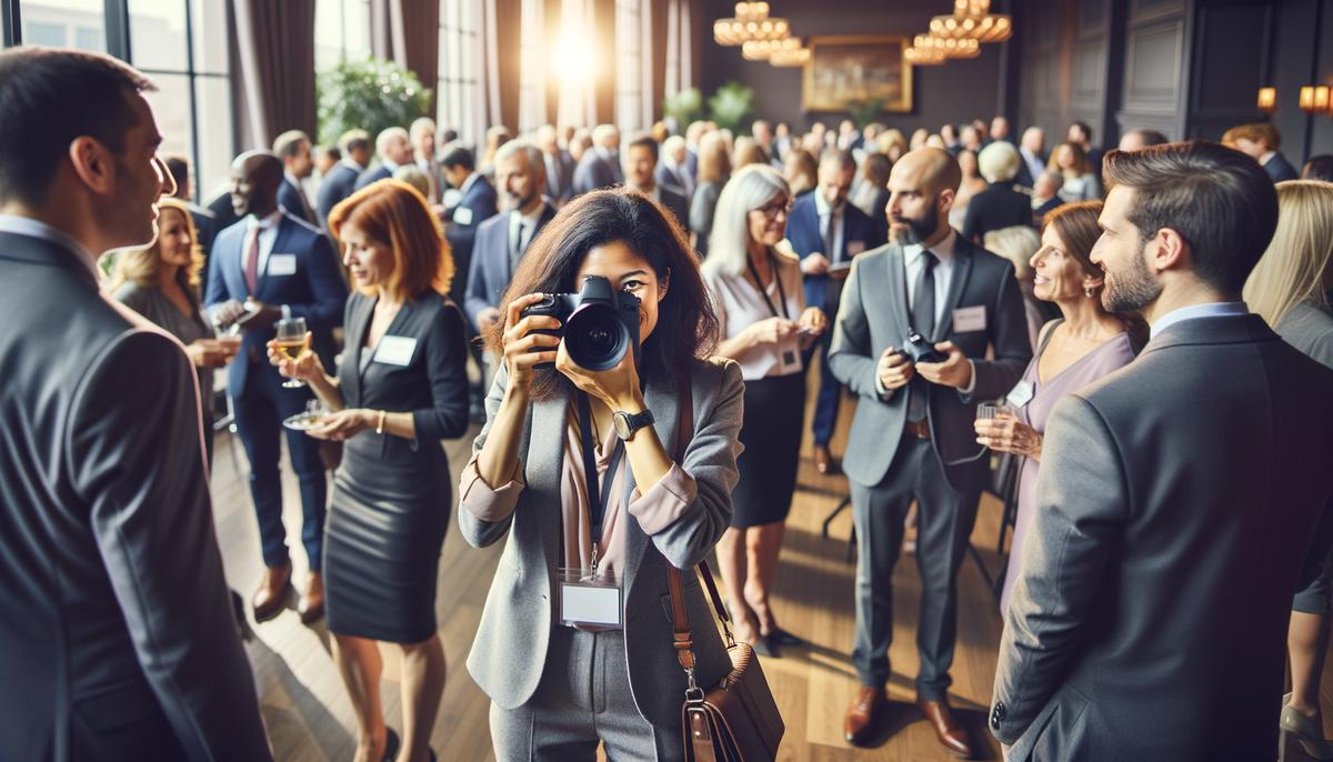 business luncheon event photography