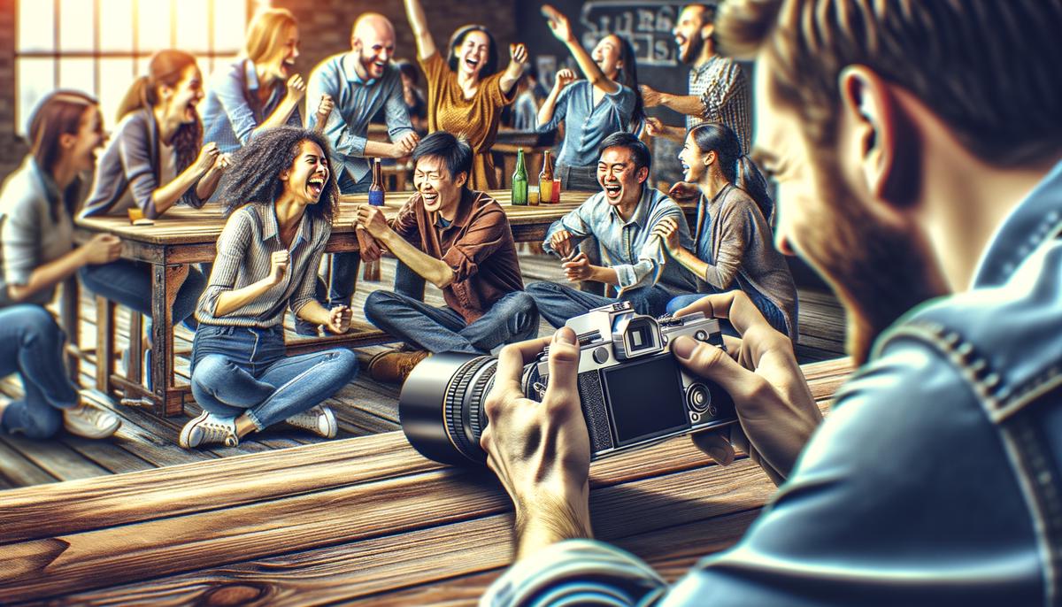 capturing team building moments