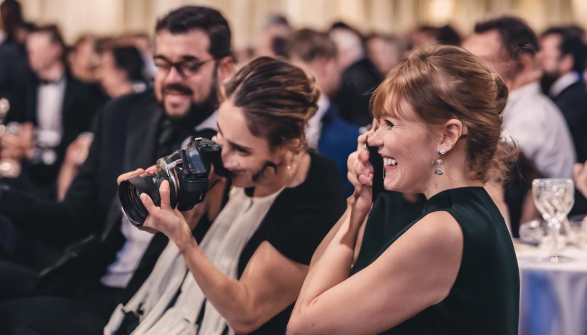 capturing the essence of an awards ceremony