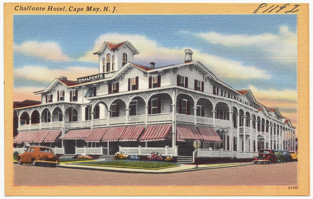 The historic Chalfonte Hotel in Cape May, New Jersey, offering charming accommodations for photography workshop participants.
