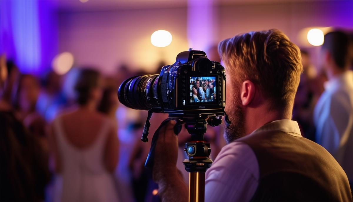charity event photographer in action
