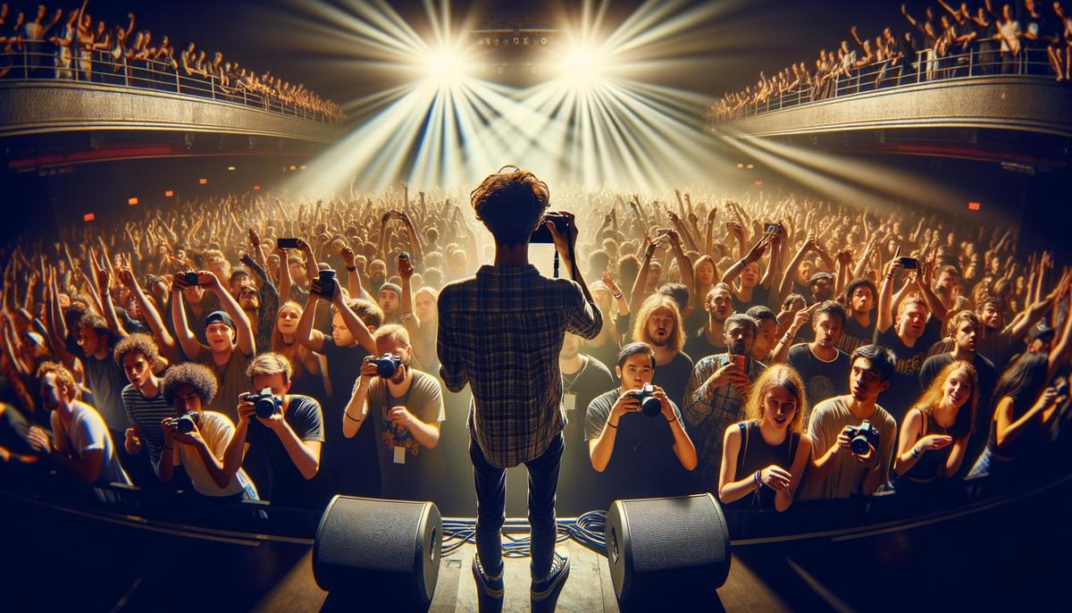 chicago concert photographer crowd shot