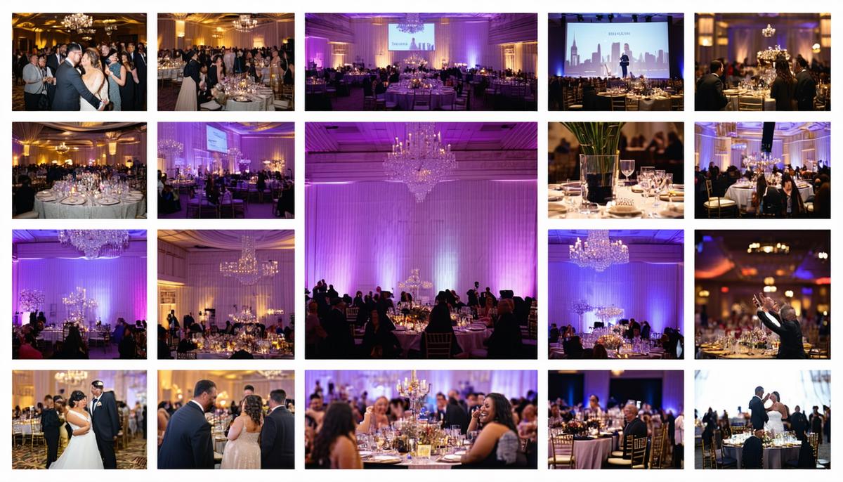chicago event photography collage