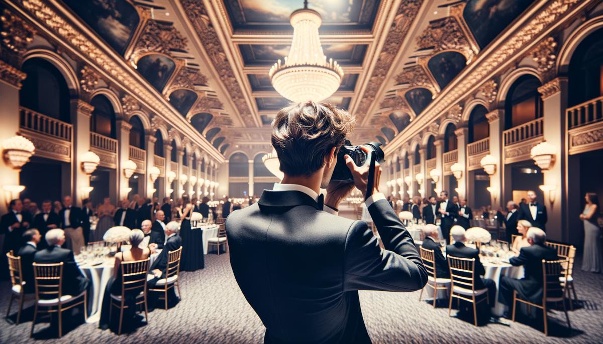 chicago gala photographer in action