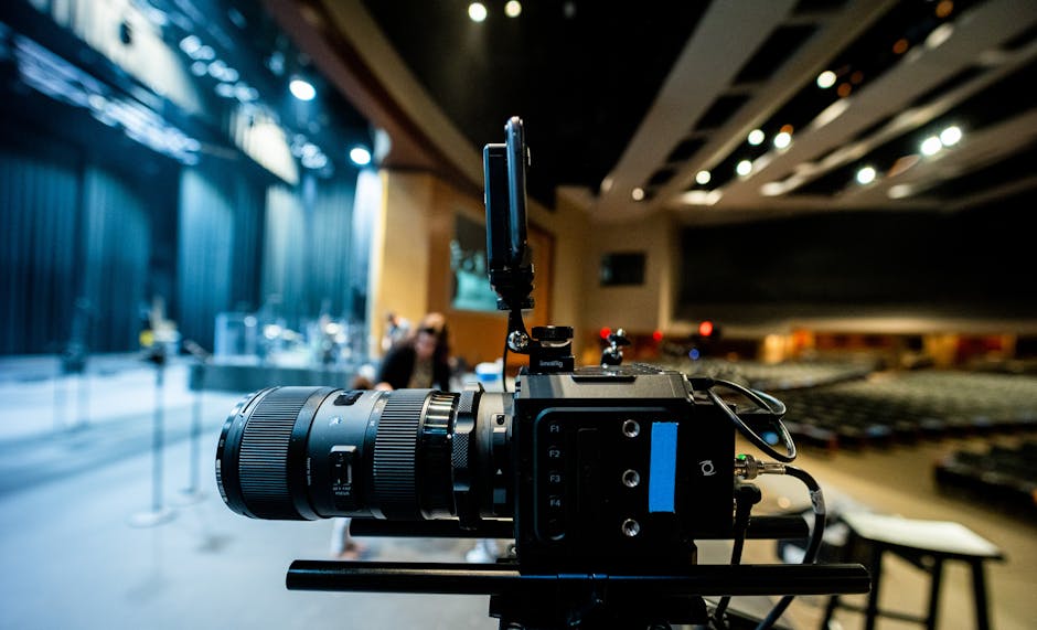 Professional camera equipment for concert photography, including a Sony a7iii camera and Tamron lenses