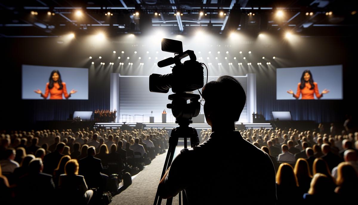 corporate event photographer in action 2