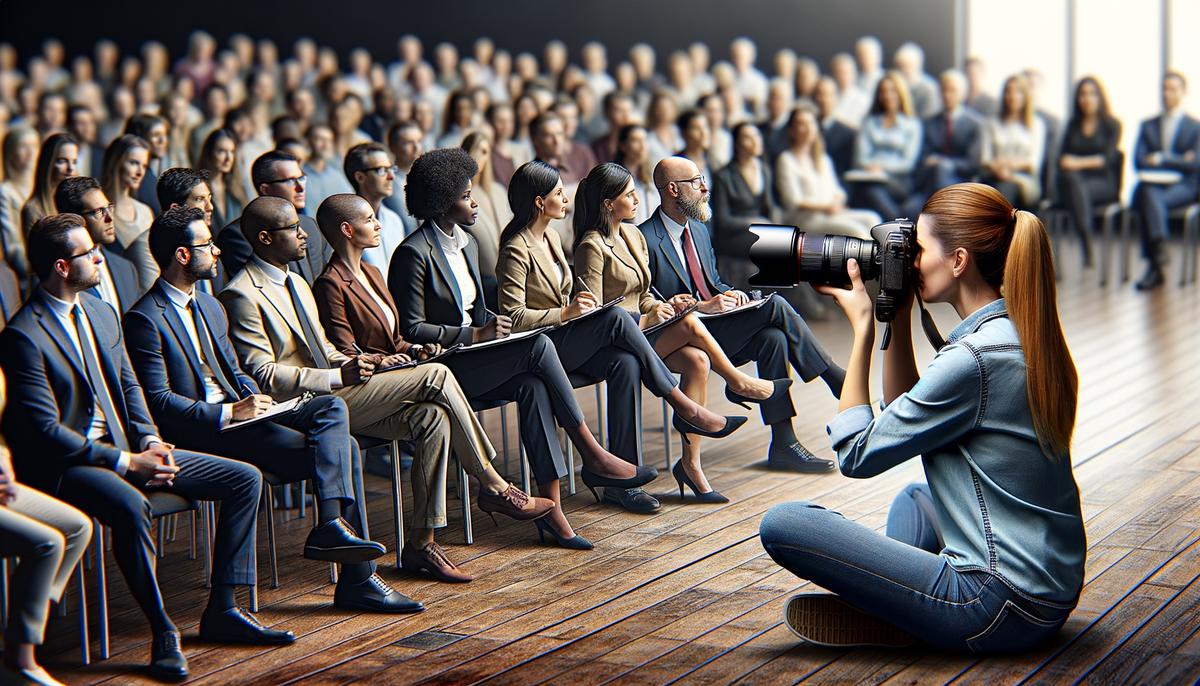 corporate panel discussion photography