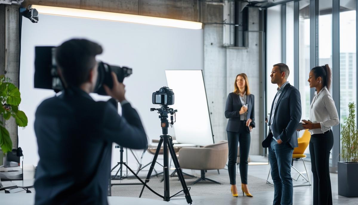 corporate photography session