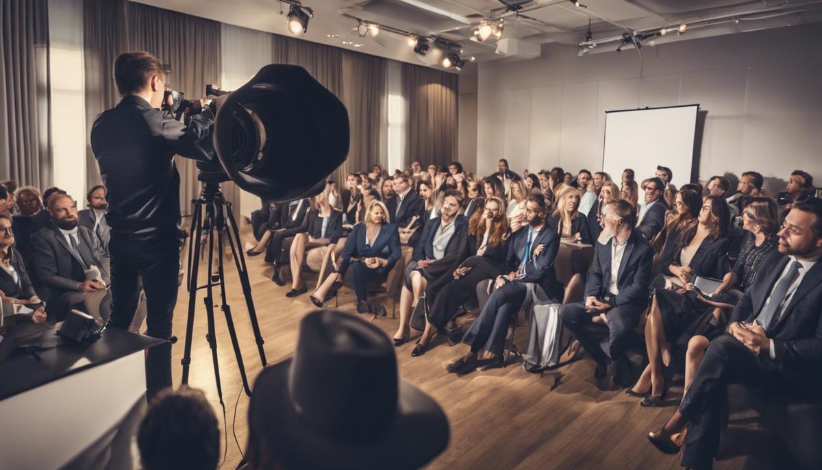 corporate press conference photography