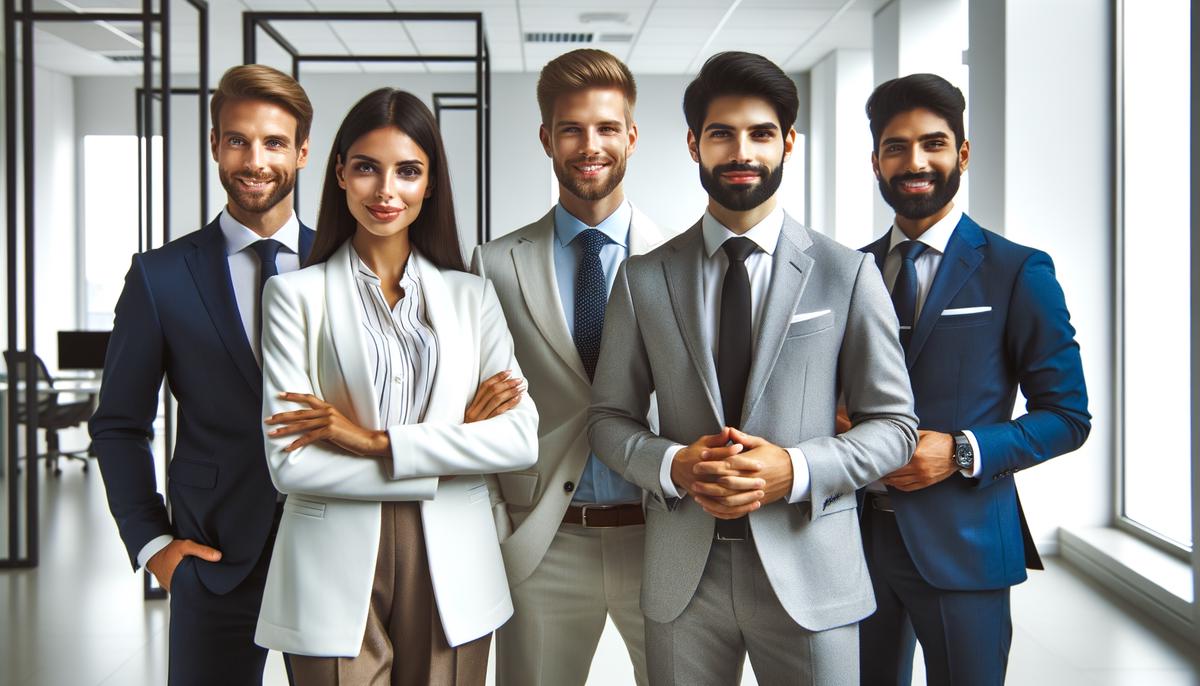 corporate team photo shoot