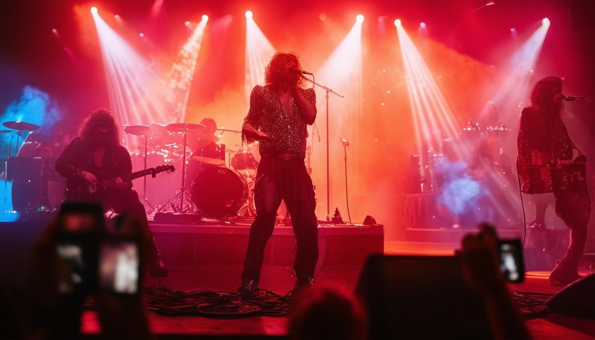 A well-curated concert photography portfolio, showcasing a diverse range of high-quality images from Las Vegas performances.