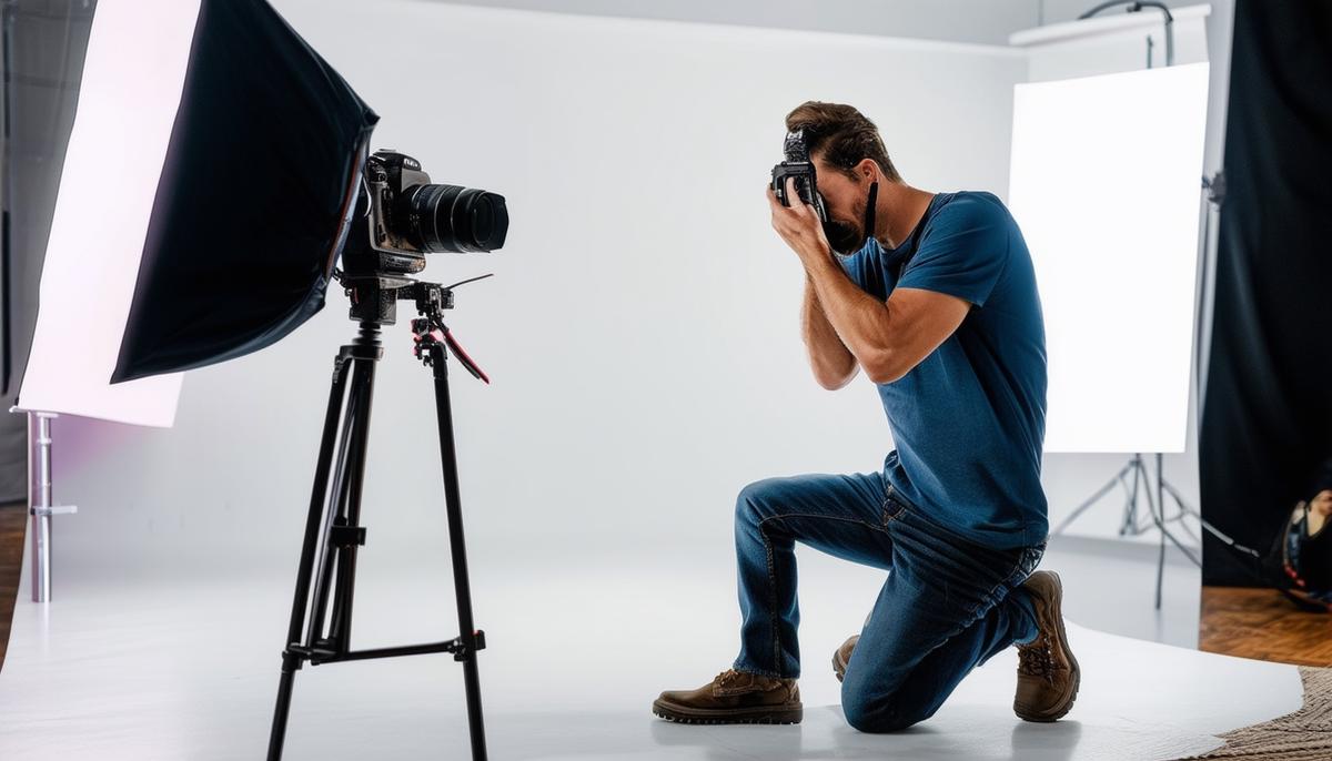 denver commercial photographer at work