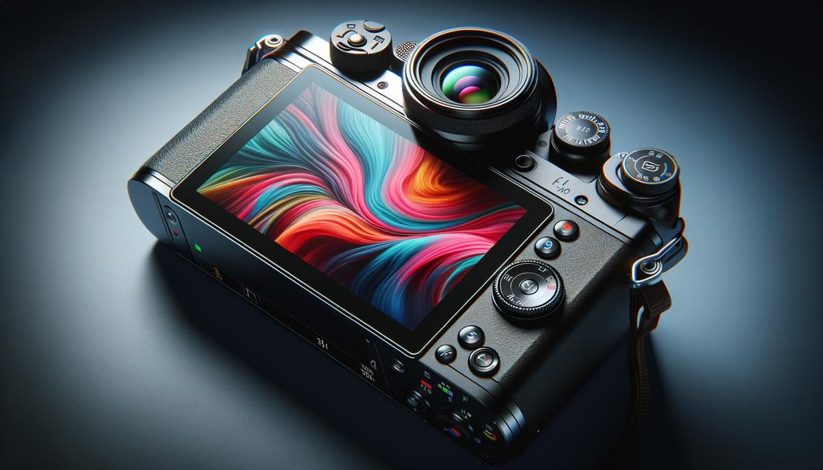 digital camera close up