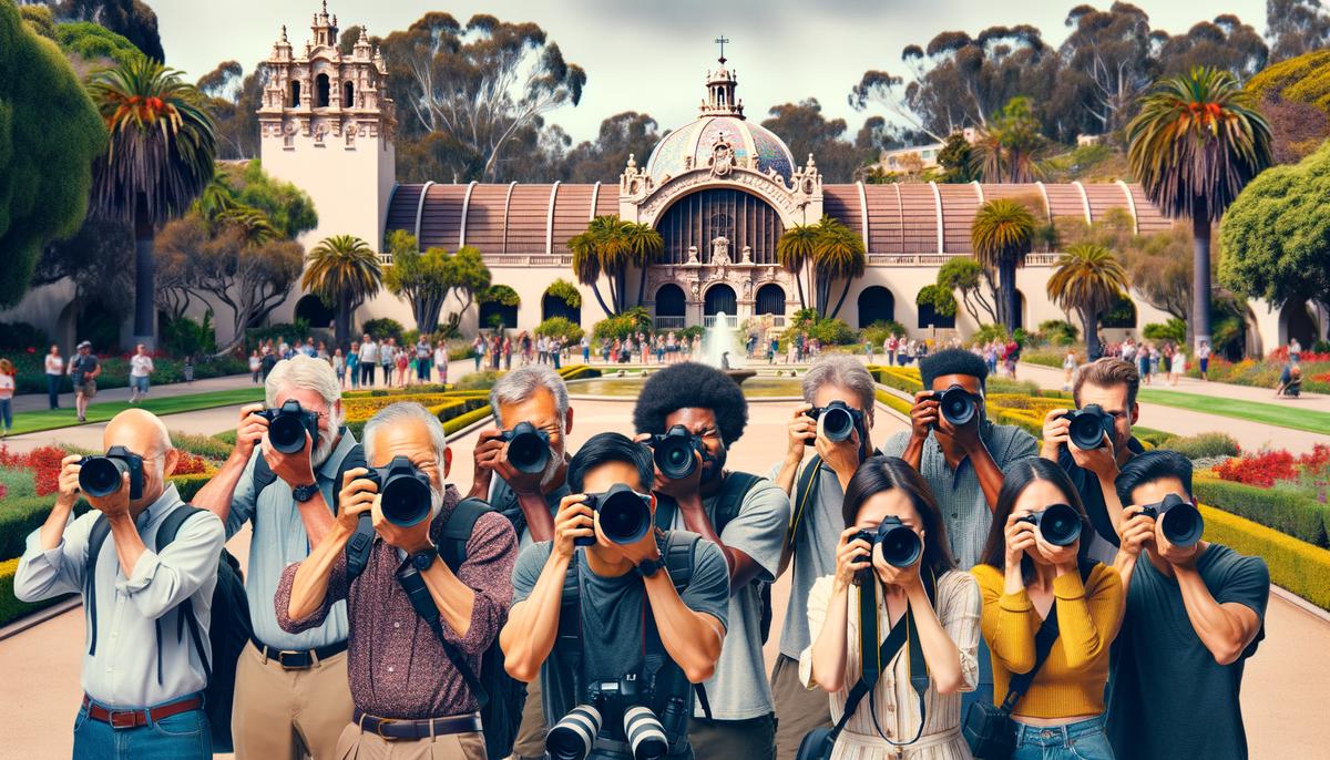 diverse photographers balboa park