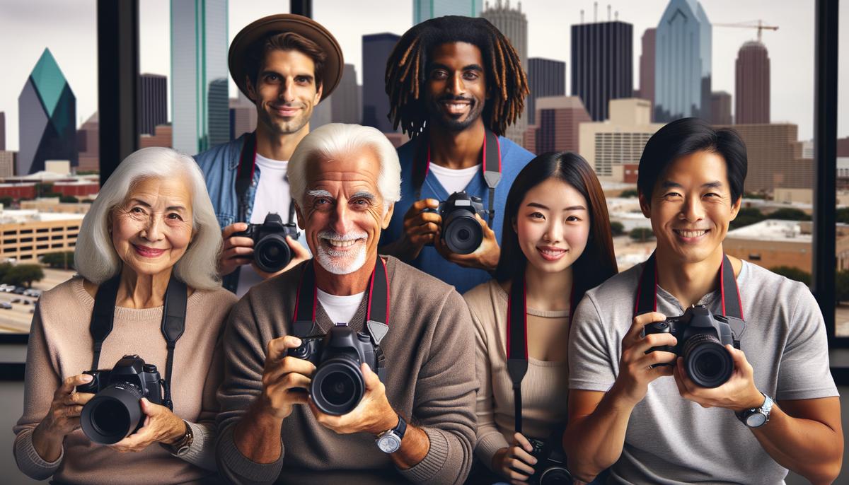 diverse photographers learning dallas