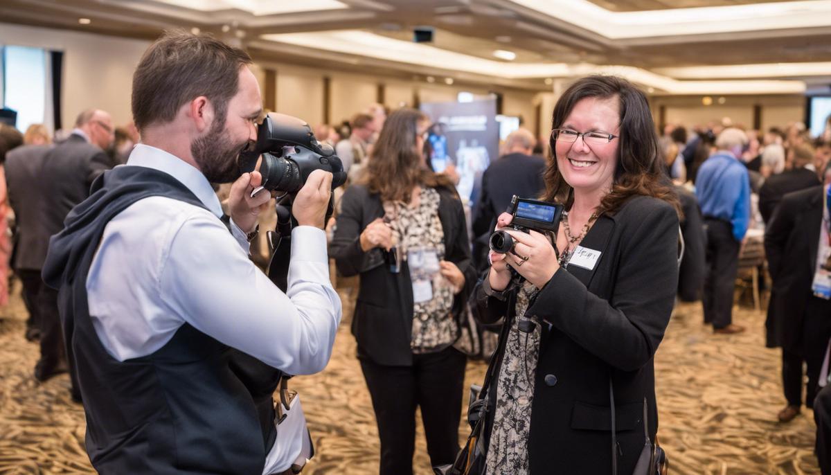 event photographer capturing candid moments