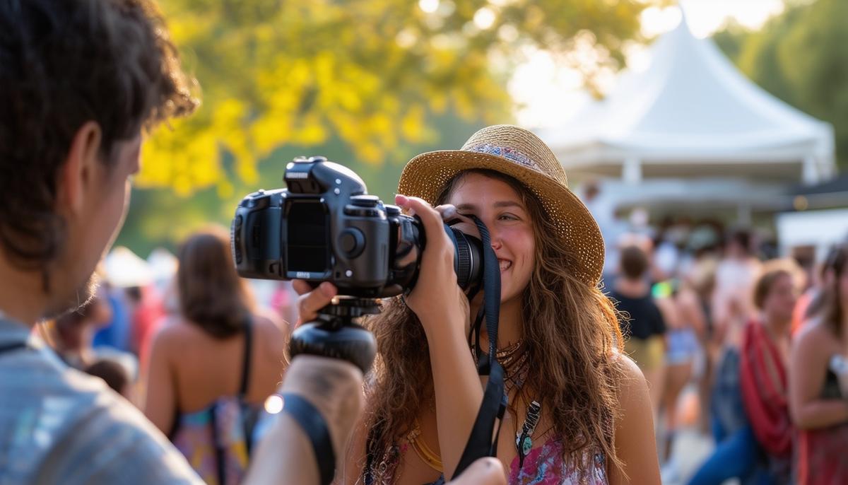 event photographer in action