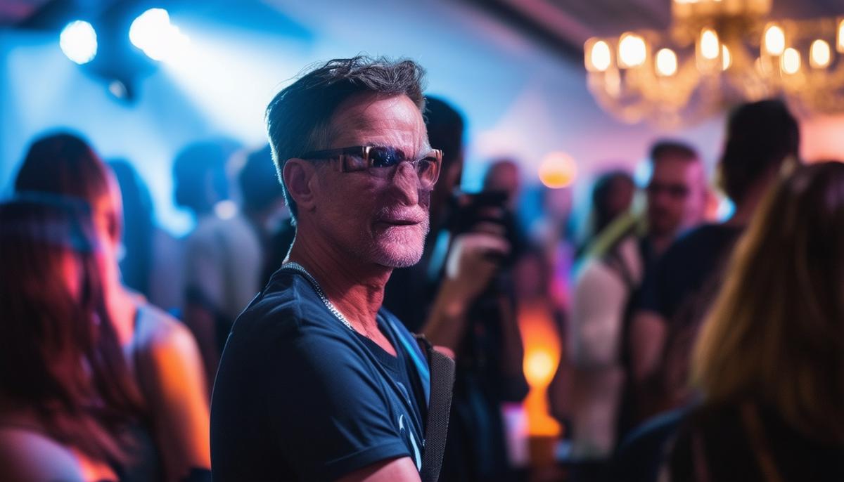 An event photographer navigating technical challenges such as difficult lighting and fast-paced environments at a Nashville event