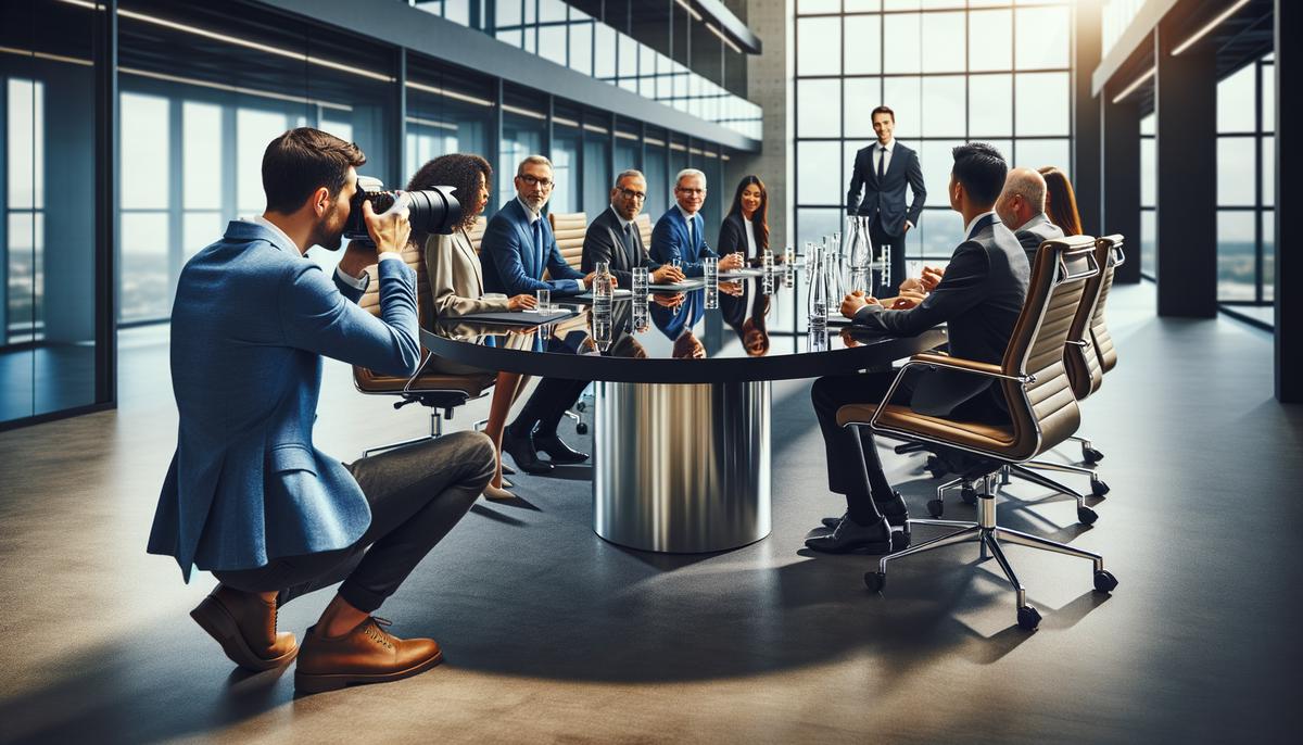 executive roundtable photography