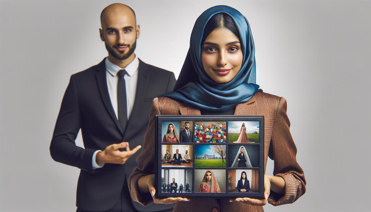 An experienced event photographer shows off their impressive portfolio, demonstrating their versatility and ability to capture high-quality images in various settings.