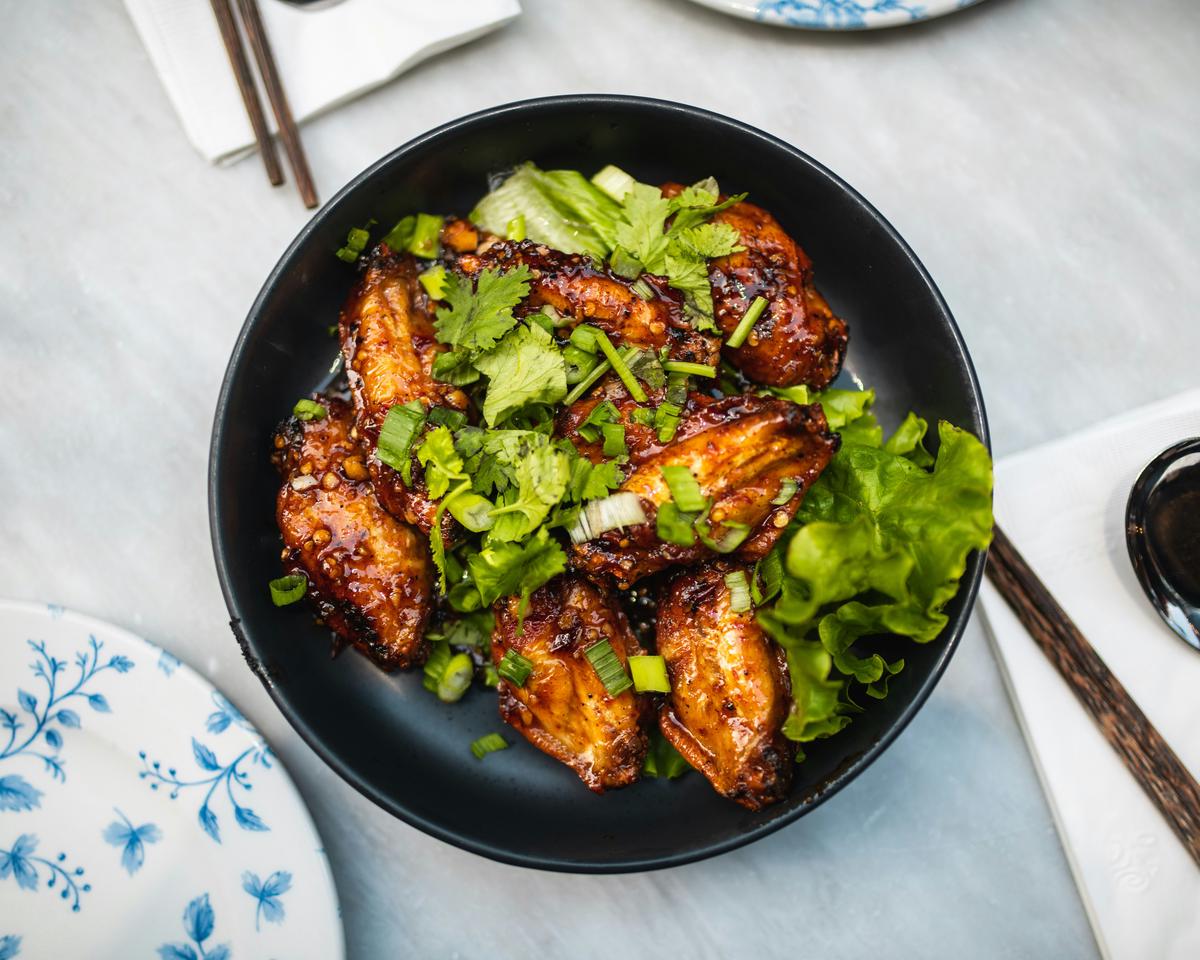 An expertly styled and photographed dish showcasing effective composition and lighting.