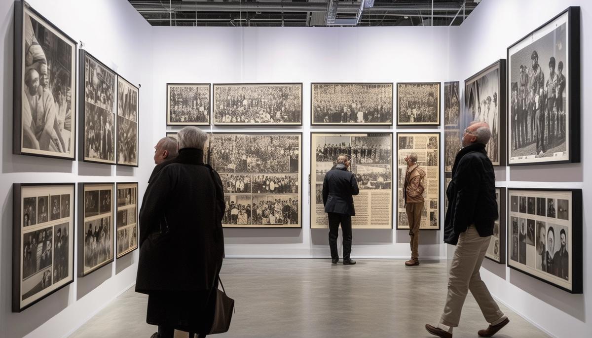 A thought-provoking juxtaposition of archival images and contemporary art installations at the FotoFest Biennial 2022, showcasing how the interplay between the two shapes our perception of political narratives.