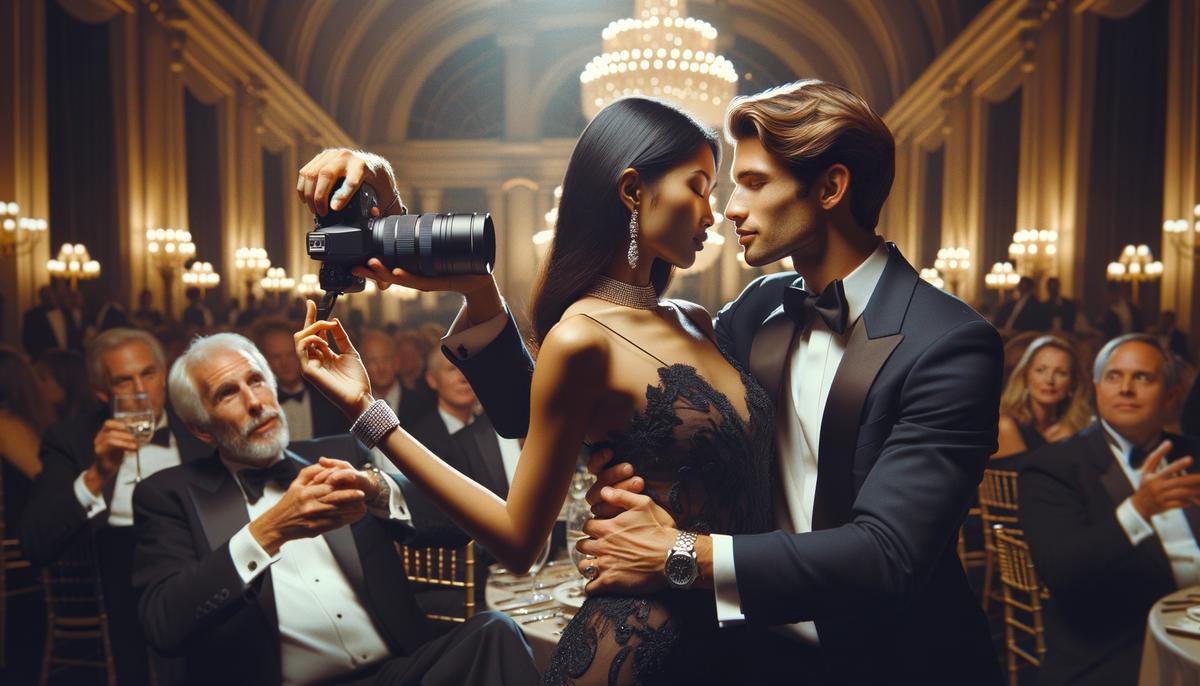 gala photographer capturing candid moment