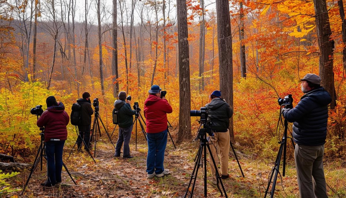 group photographers ozark forest