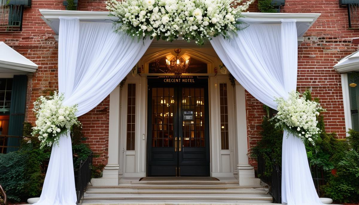 historic crescent hotel wedding