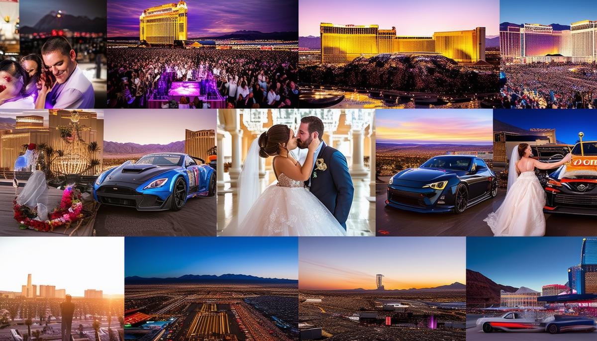 las vegas photography collage