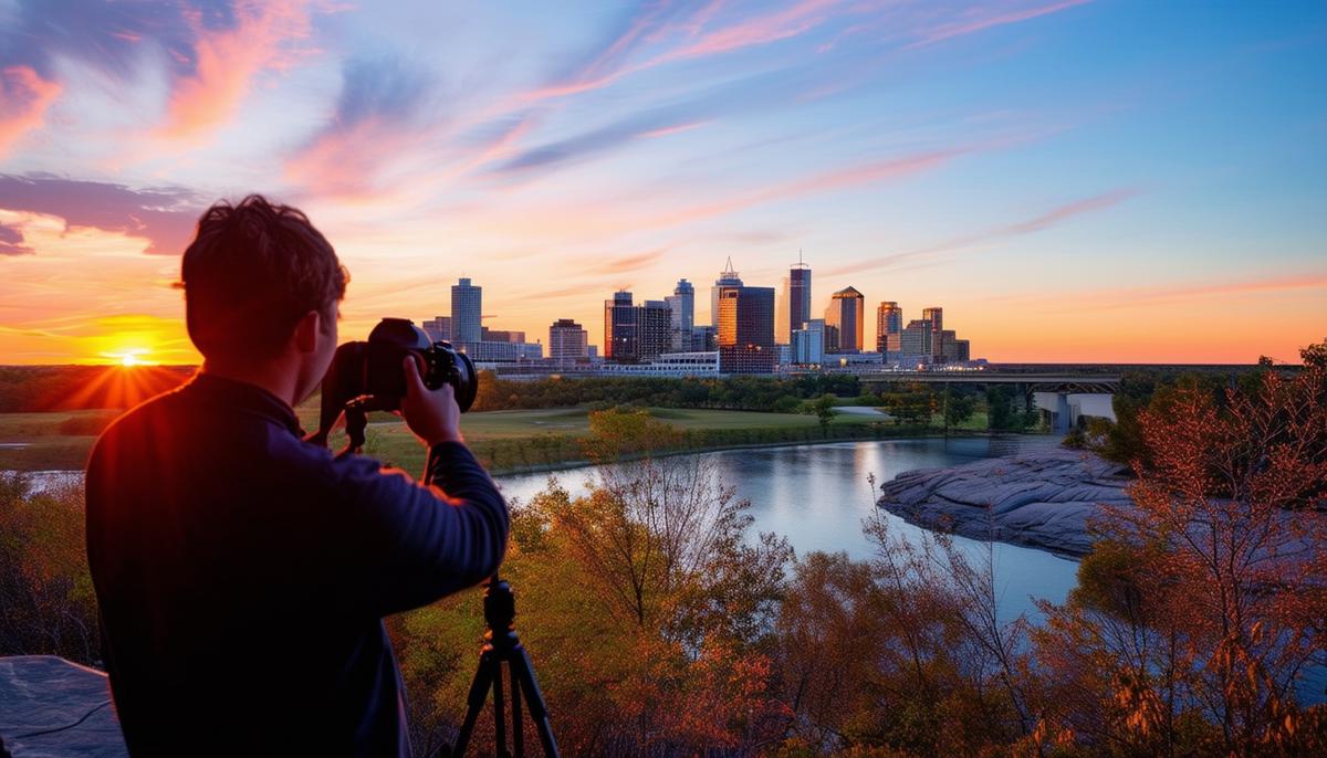 little rock photographer in action