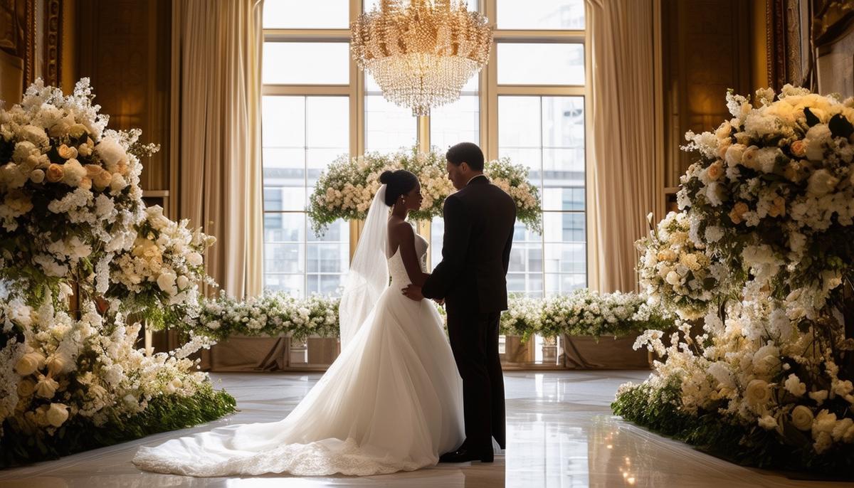 A luxurious wedding ceremony at The St. Regis Washington, D.C.
