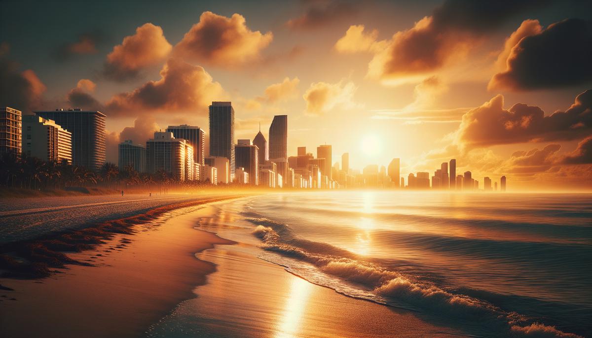 miami beach sunrise photography