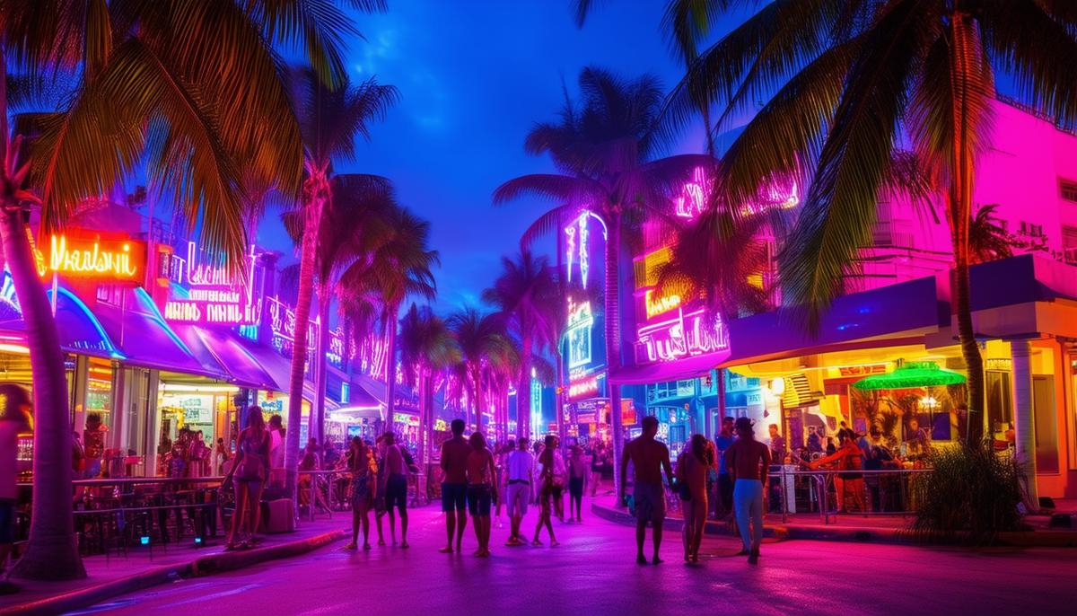 miami nightlife photography