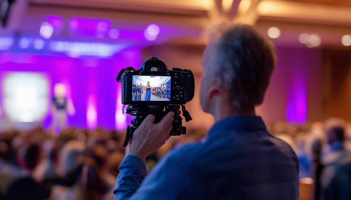 minneapolis conference photographer in action