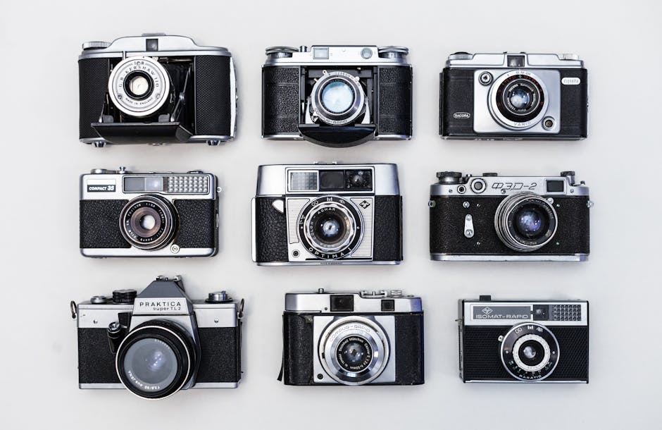 A wide array of film and photography equipment available for rent in Minneapolis, including cameras, lenses, lighting, and audio gear