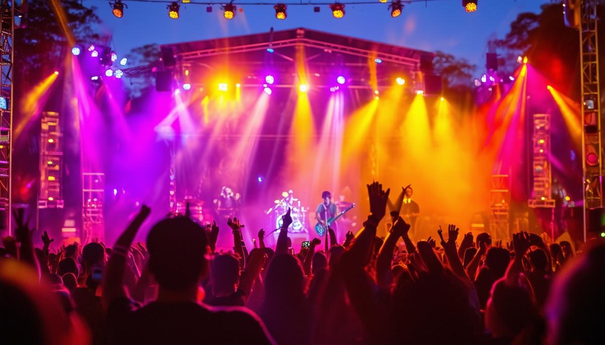music festival atmosphere