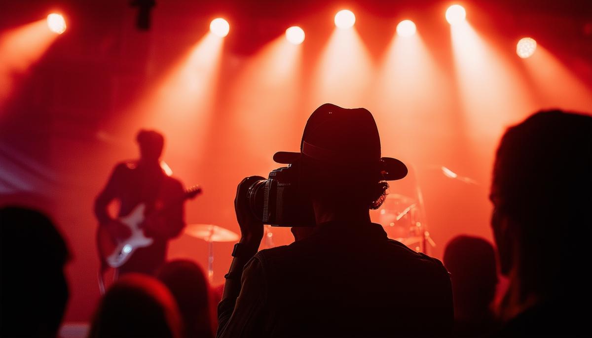 nashville concert photographer in action